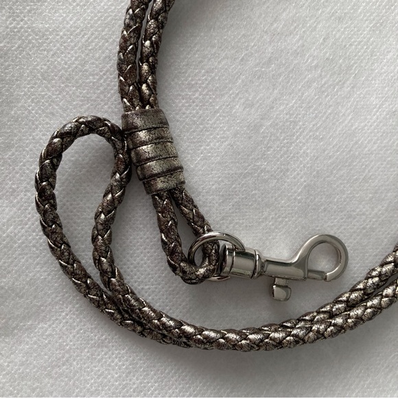 Bottega Veneta Metallic Lanyard Keychain - Picture 5 of 11